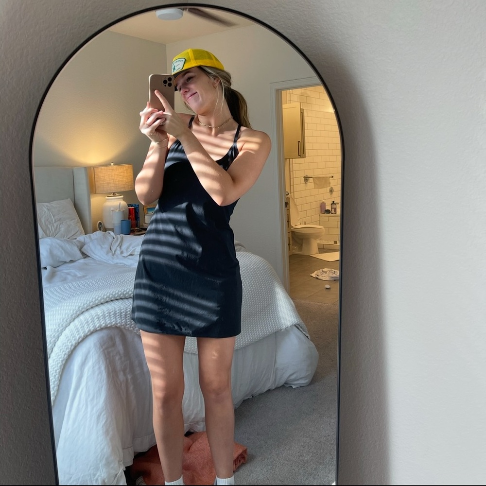 Black exercise dress
